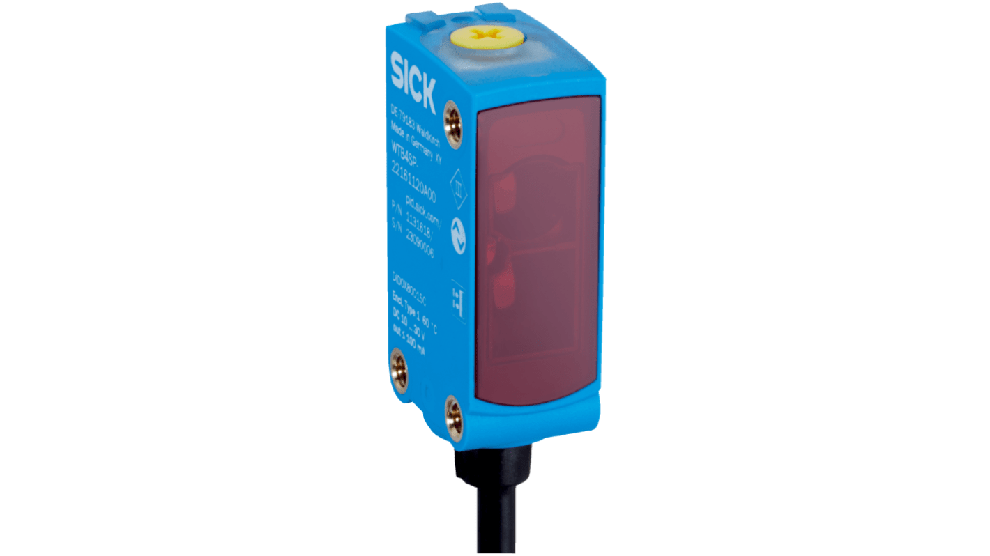 SICK Background Suppression Photoelectric Sensor, Rectangular Sensor, 500 mm Detection Range IO-LINK