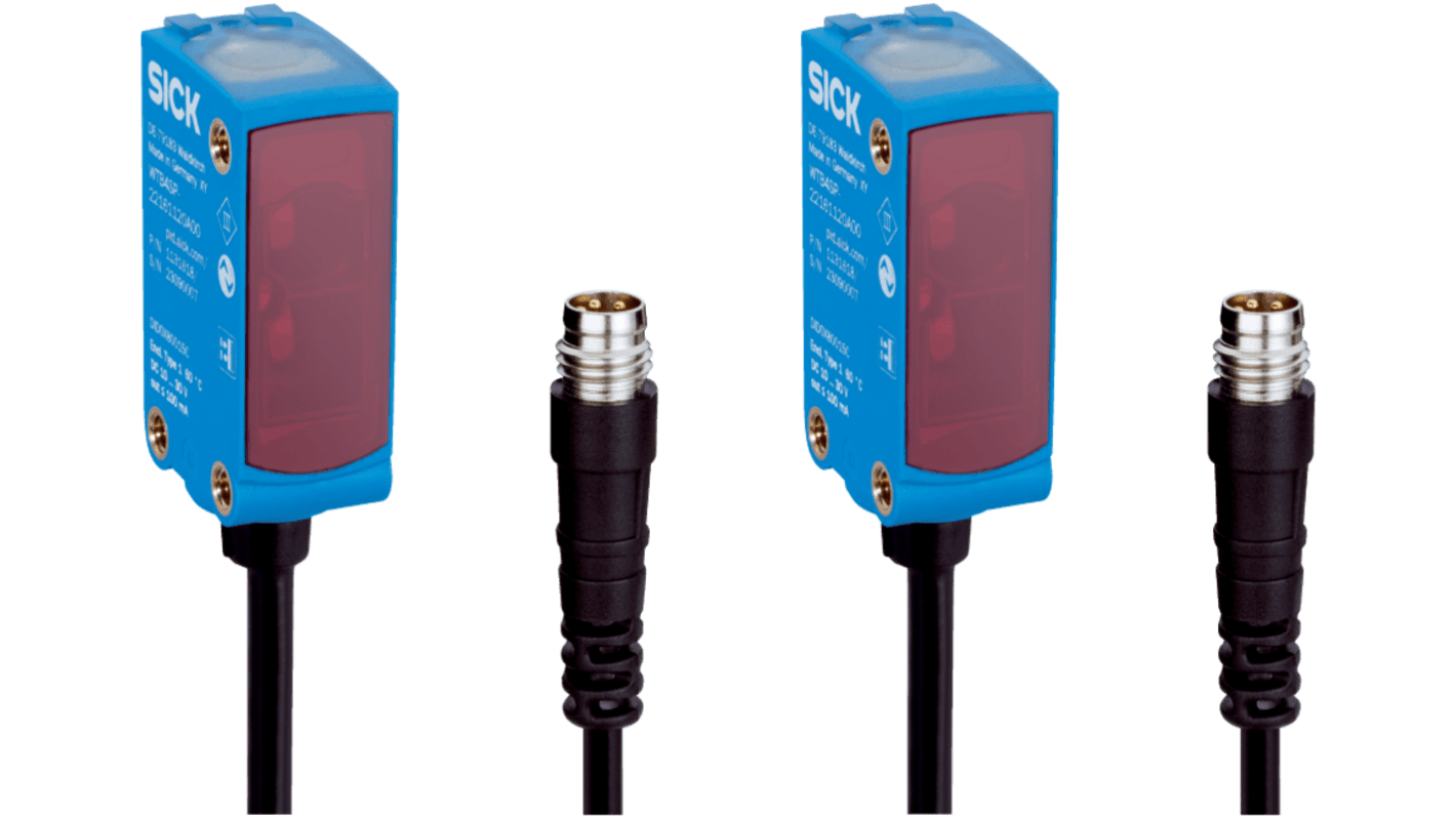 SICK Through Beam Photoelectric Sensor, Rectangular Sensor, 12 m Detection Range IO-LINK