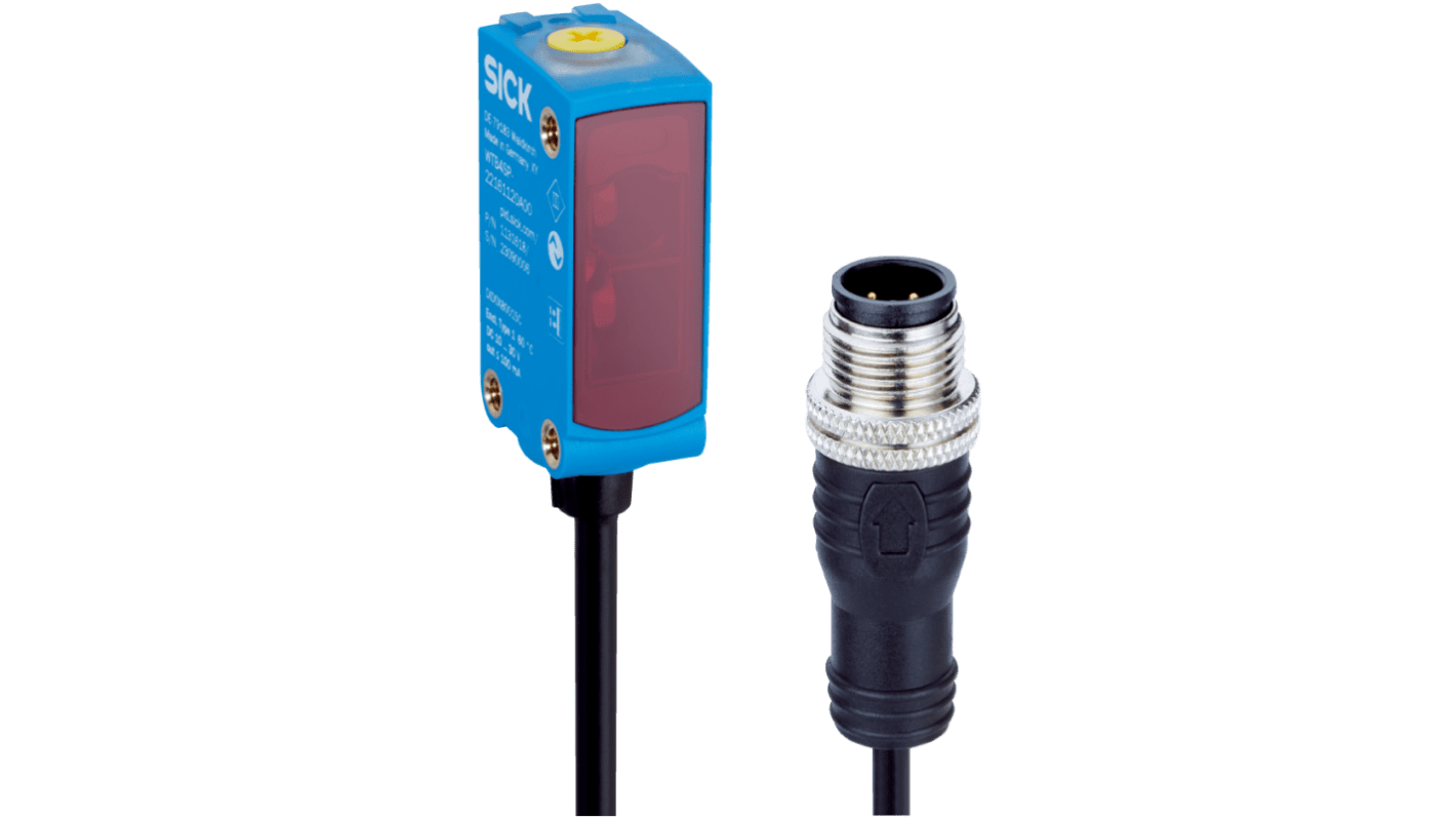 SICK Background Suppression Photoelectric Sensor, Rectangular Sensor, 500 mm Detection Range IO-LINK