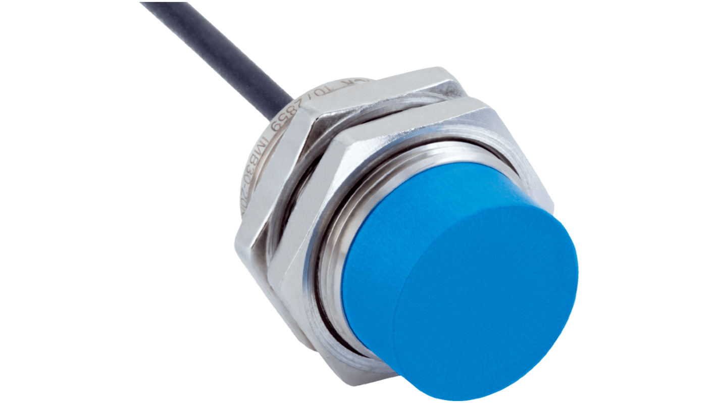SICK Inductive Barrel Proximity Sensor, M30, 20 mm Detection, PNP NO, 10 → 30 V