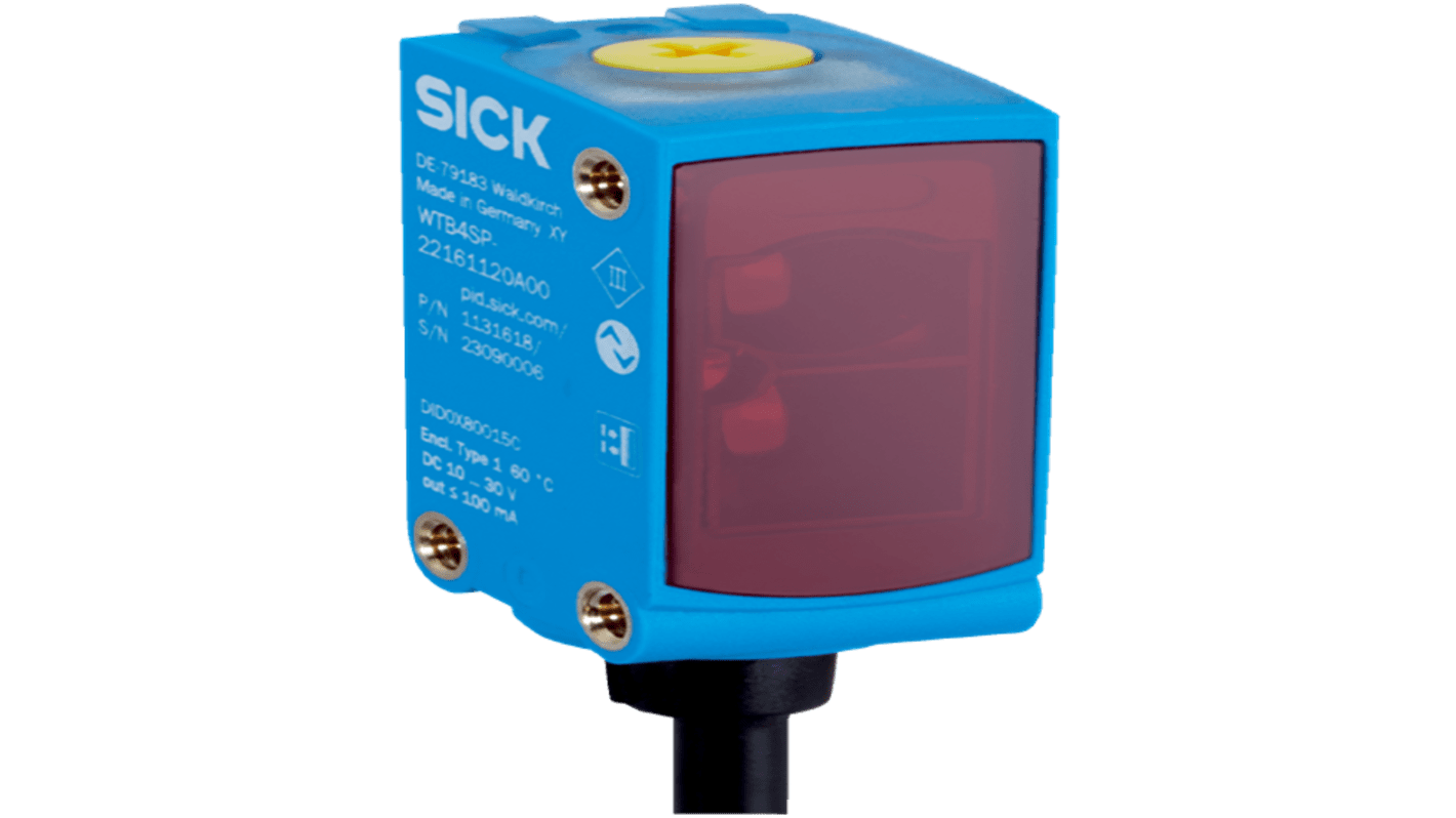 SICK Diffuse Photoelectric Sensor, Rectangular Sensor, 0 → 500 mm Detection Range IO-LINK