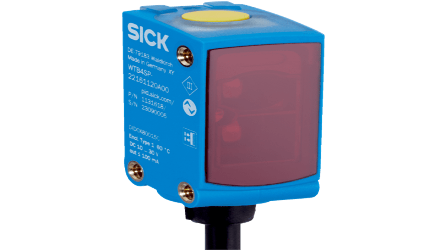 SICK Retroreflective Photoelectric Sensor, Rectangular Sensor, 0 → 4.5 m Detection Range IO-LINK