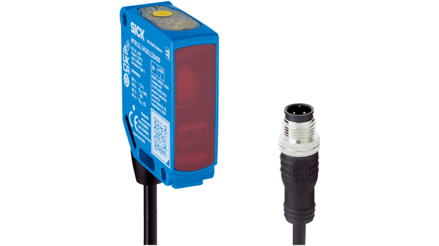 SICK Retroreflective Photoelectric Sensor, Rectangular Sensor, 0 → 140 mm Detection Range IO-LINK