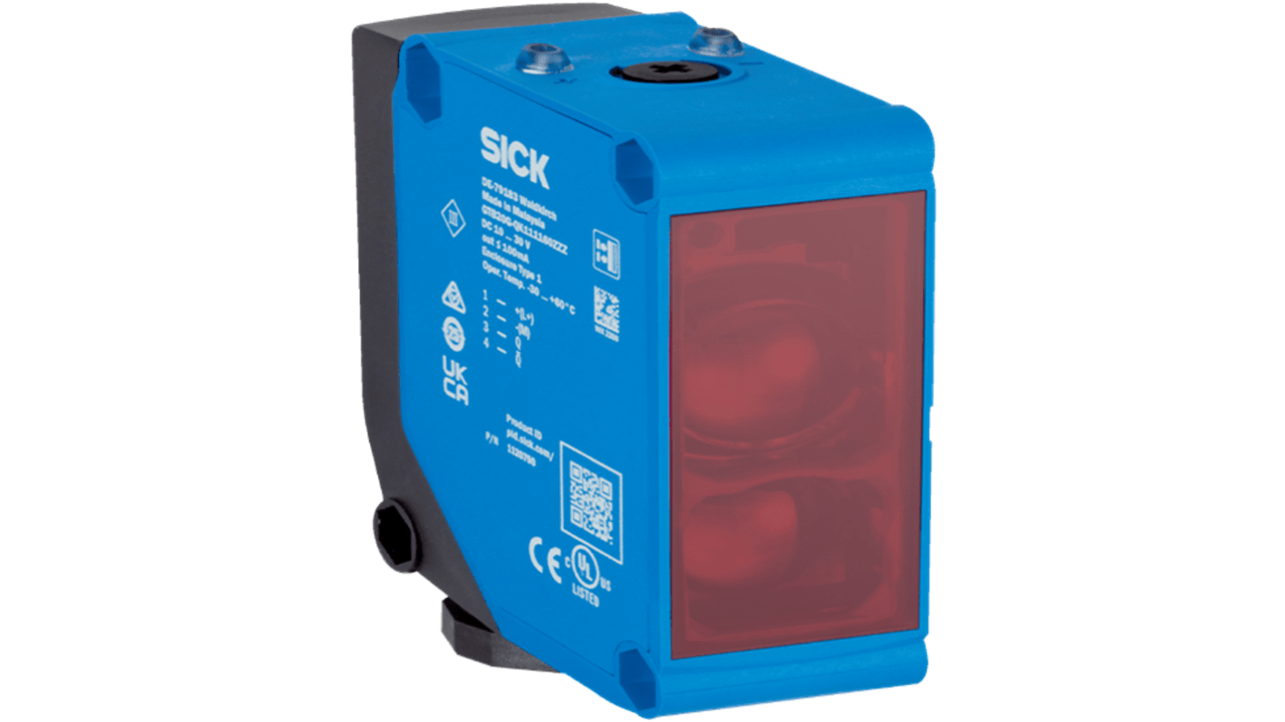 SICK Retroreflective Photoelectric Sensor, Rectangular Sensor, 0 → 40 m Detection Range