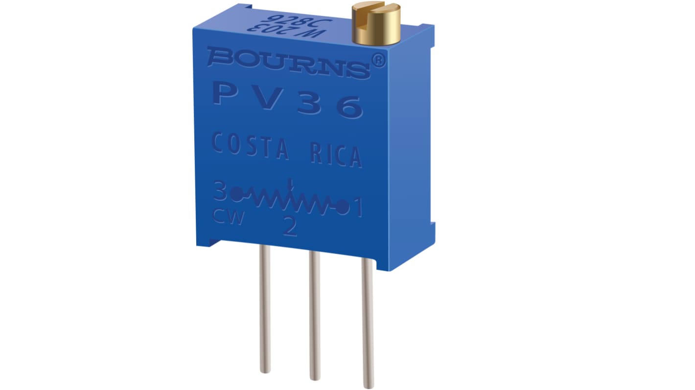 SMD Trimmer Potentiometer 0.5W Top Adjust Bourns, PV36