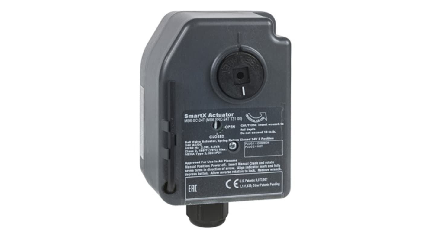 Schneider Electric Electric  Single port Valve Actuator - Single Acting, 24 V Supply Voltage
