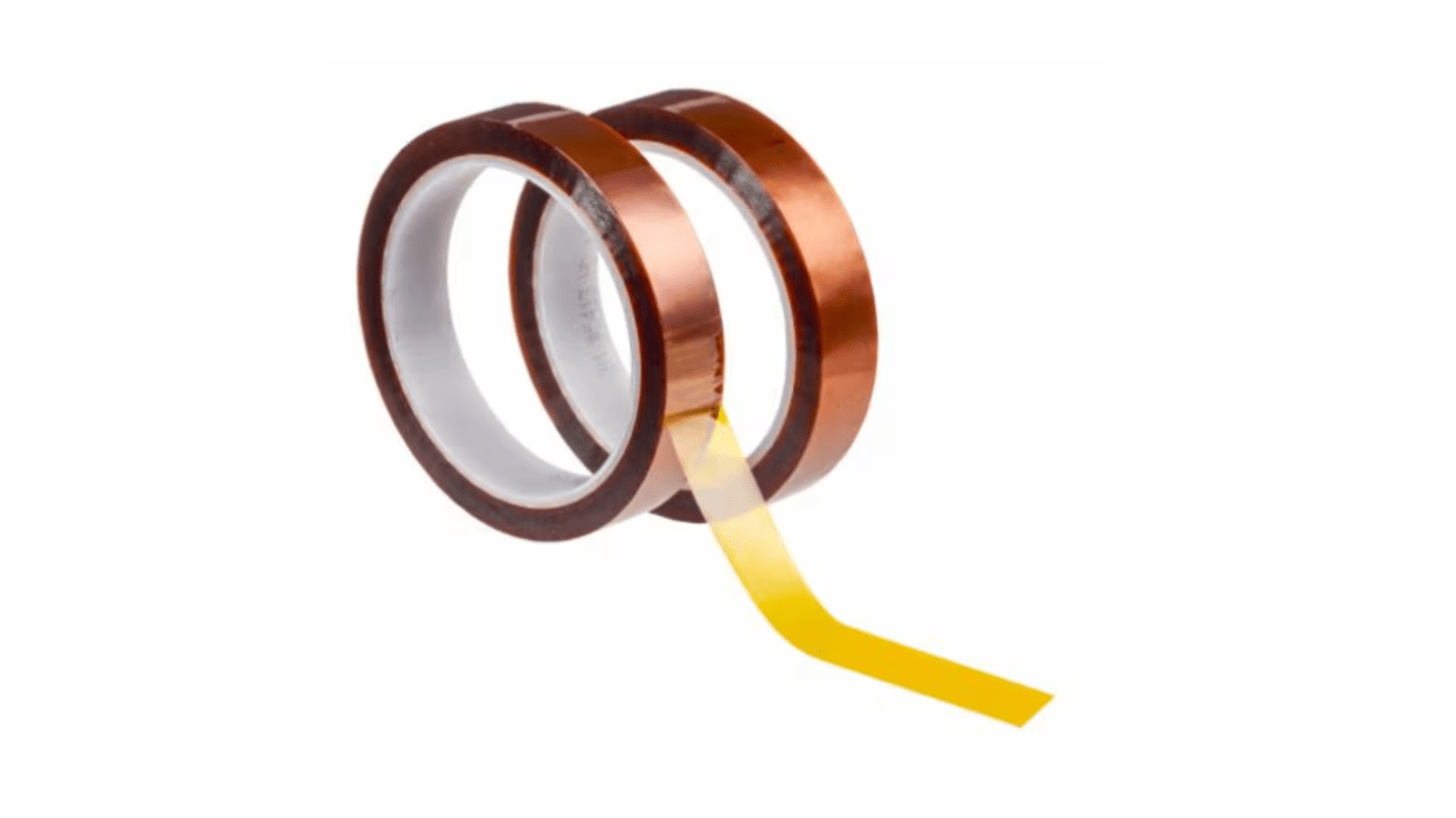 3M 3M Amber Polyimide Electrical Tape, 25.4mm x 33m