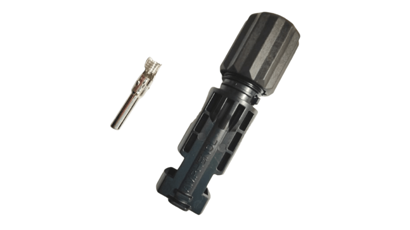 Amphenol Industrial H4 PLUS Series, Male, Cable Mount Solar Connector, Cable CSA, 4 → 6mm², Rated At 41 A, 45 A,