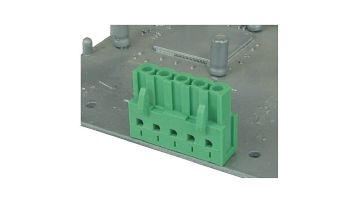 V75.012P Green W/O flange Vertical RoHS