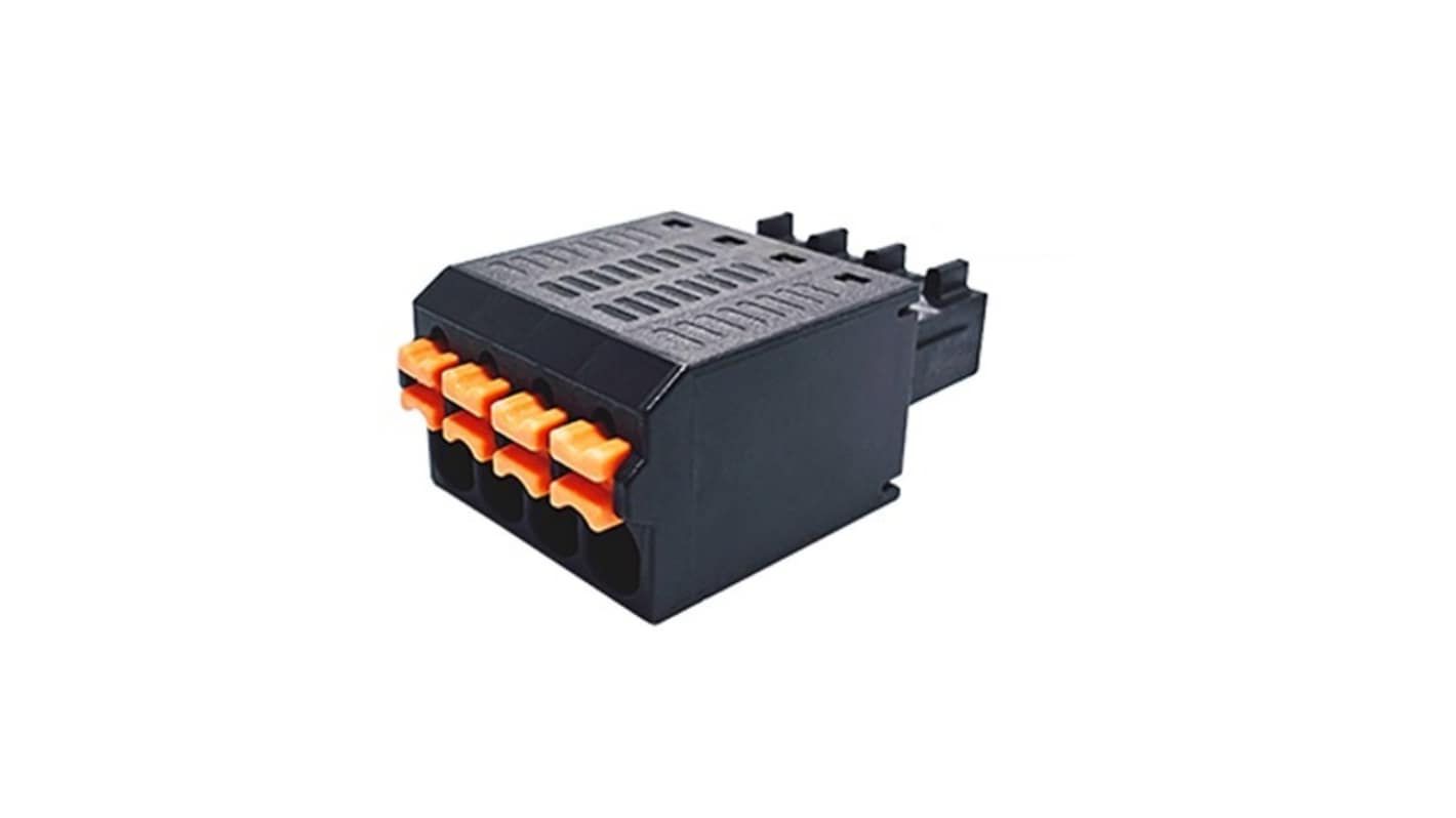 Amphenol Industrial PCB端子排, 6p, 3.5mm间距, PCB安装, 通孔端接, PS0610000000G系列