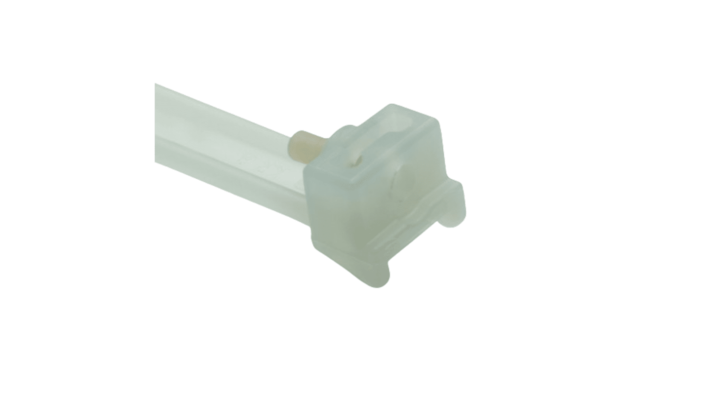 HellermannTyton Cable Tie, 210mm x 8 mm, Natural Polyamide 6.6 (PA66), Pk-50