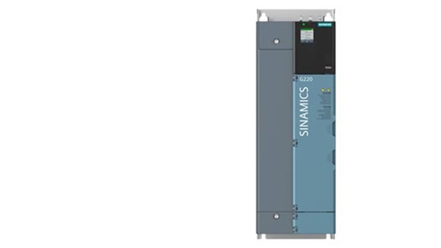 Siemens 22kW三相变频器, 200 → 240V, 44.9A, 用于工业自动化, SINAMICS G220系列
