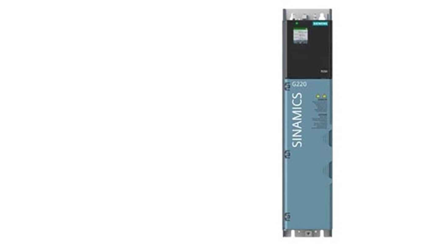 Siemens Inverter Drive, 5.5 kW, 3 Phase, 200 → 240 V, 12.9 A, SINAMICS G220 Series