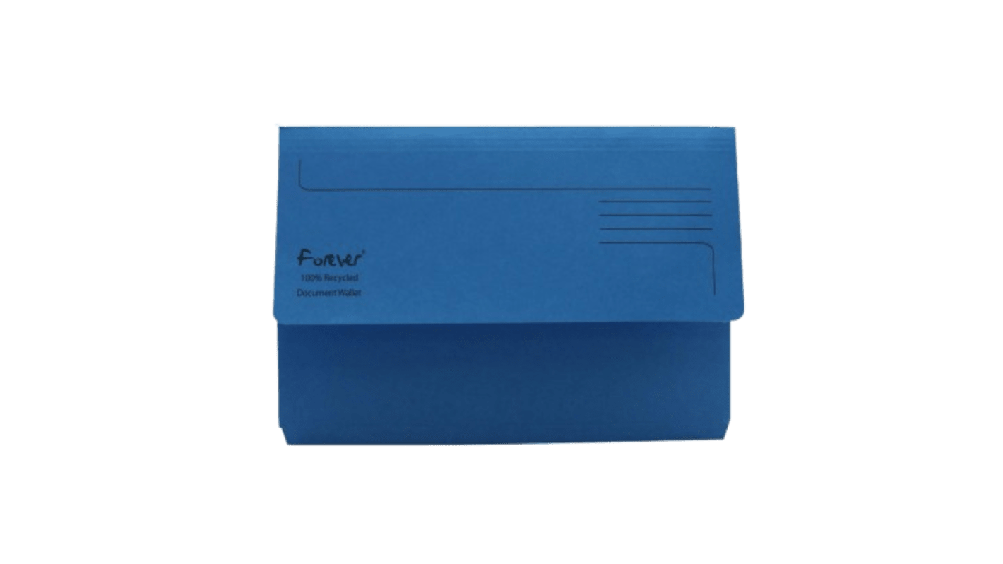 Exacompta Blue A4, Foolscap Presentation Folder