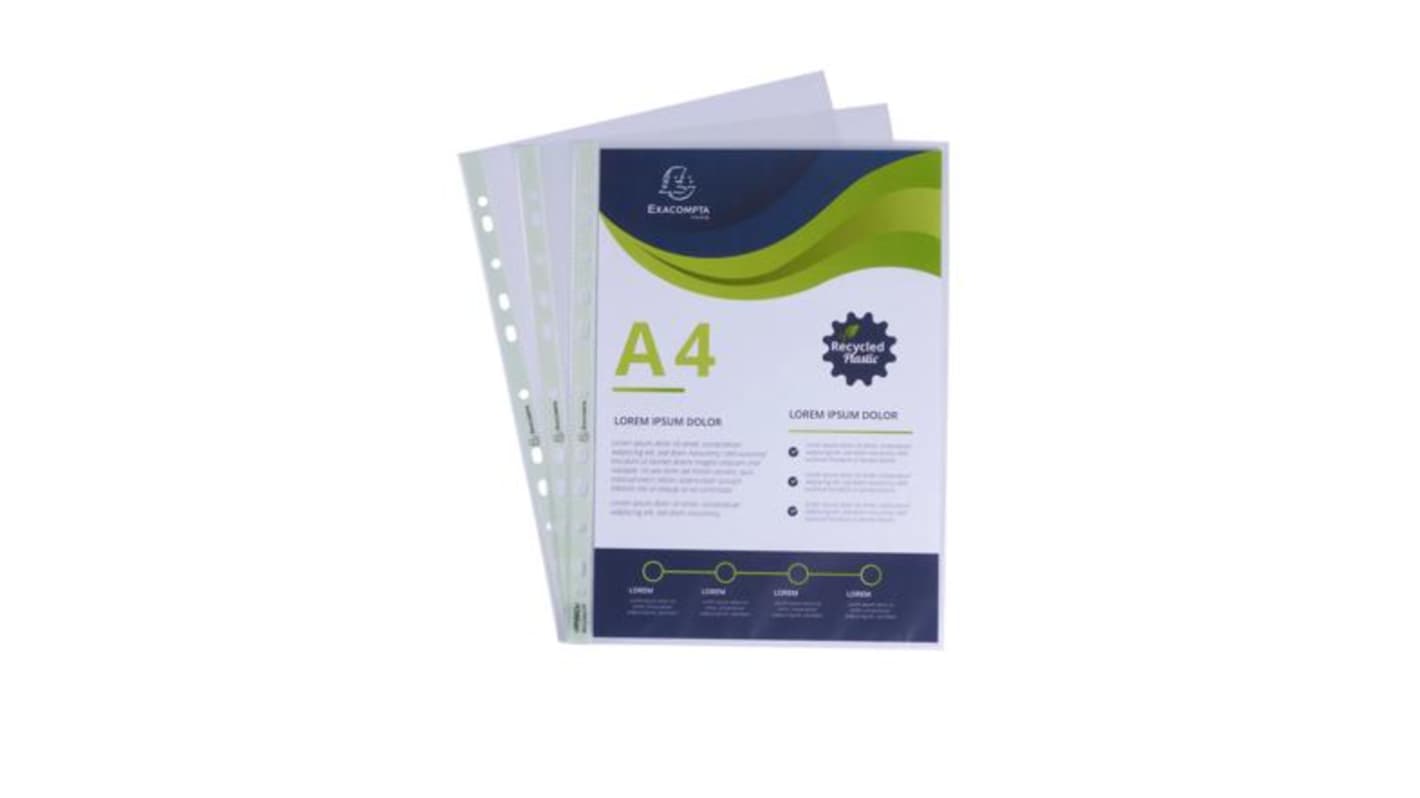 Exacompta A4透明文件袋, , PP