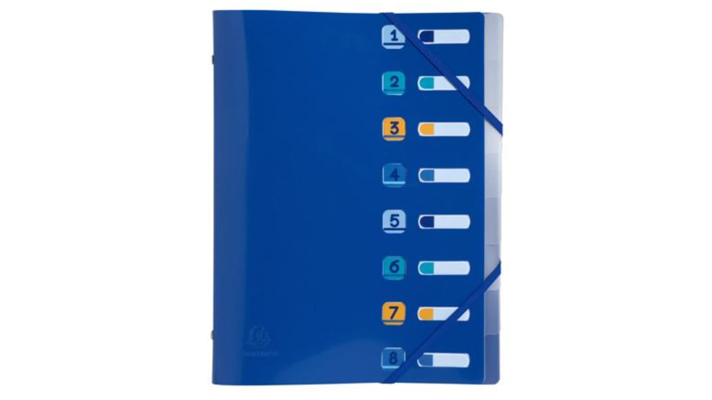 Exacompta Navy Blue A4 Presentation Folder