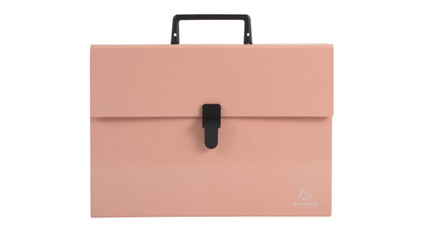 Exacompta A4橘红色文件袋, Handifile扩展整理器, 纸盒