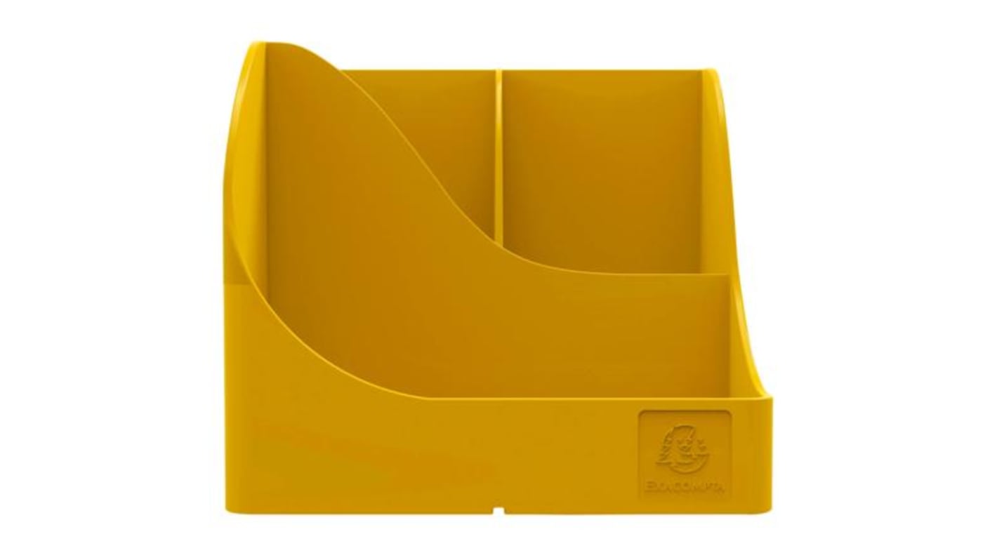 Exacompta Yellow Plastic Pencil & Pen Holder