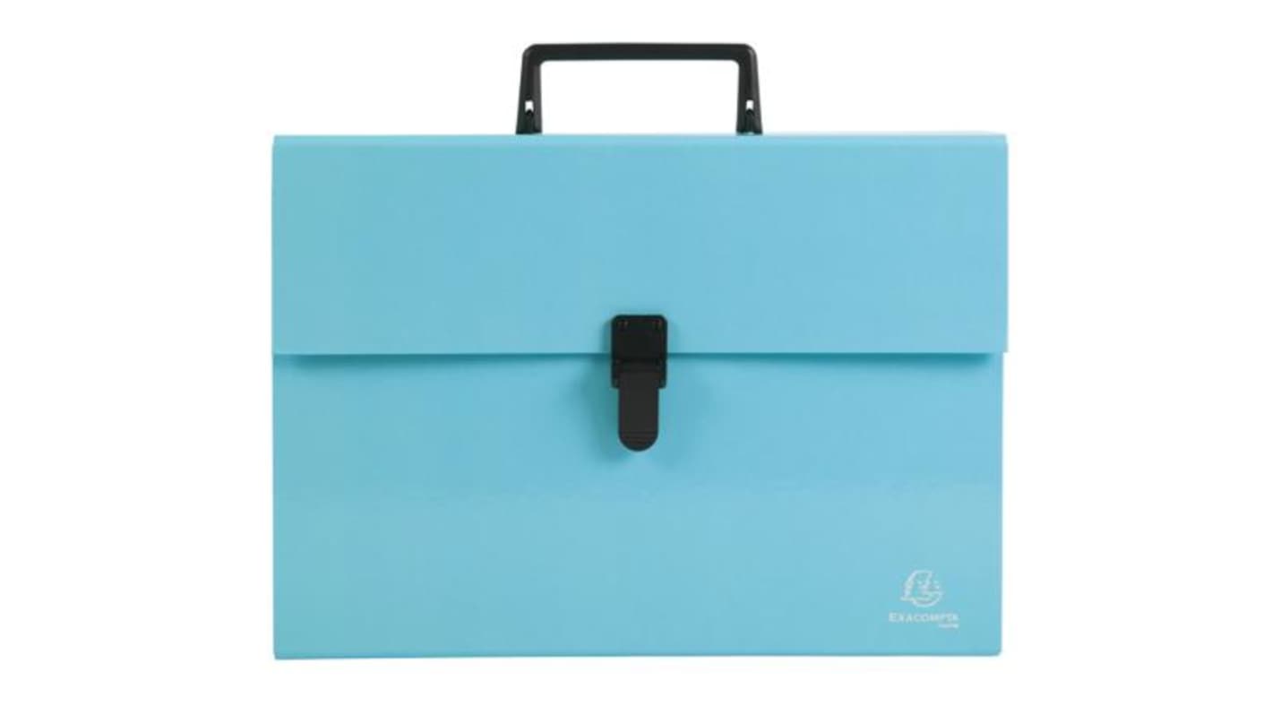 Exacompta A4天蓝色文件袋, Handifile扩展整理器, 纸盒