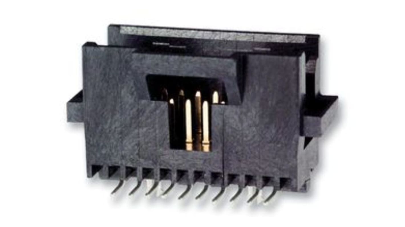 TE Connectivity 100p双排排针 直向板对板, 线对板连接器, 1.27mm间距, 30.0 V, SMT安装, AMPMODU System 50系列