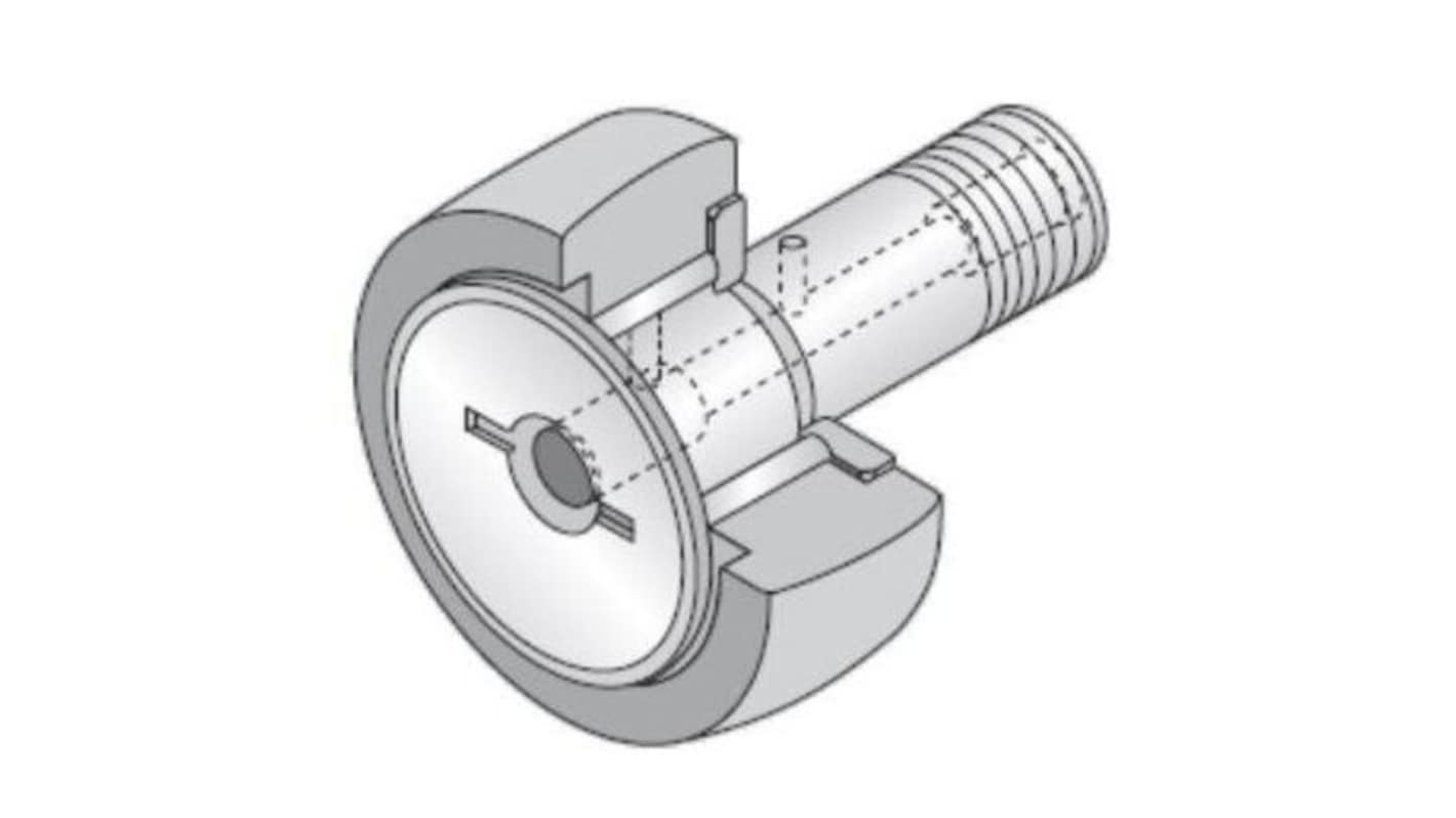 Cam Follower Cam Follower KRV12LLH/3AS, 4mm ID, 12mm OD