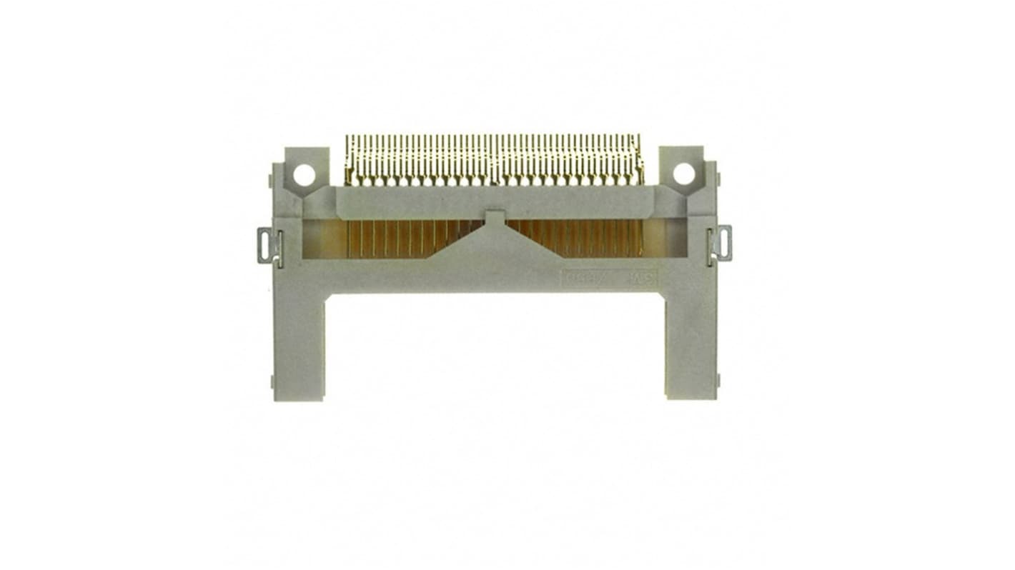 3M 7E50 Series Series Receptacle Edge Connector, Surface Mount, 50-Contacts, 0.635mm Pitch, 1-Row, Solder Termination