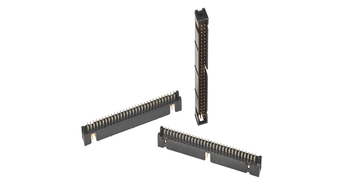3M 2500 Series Straight Through Hole PCB Header, 60 Contact(s), 2.54mm Pitch, 2 Row(s), Unshrouded