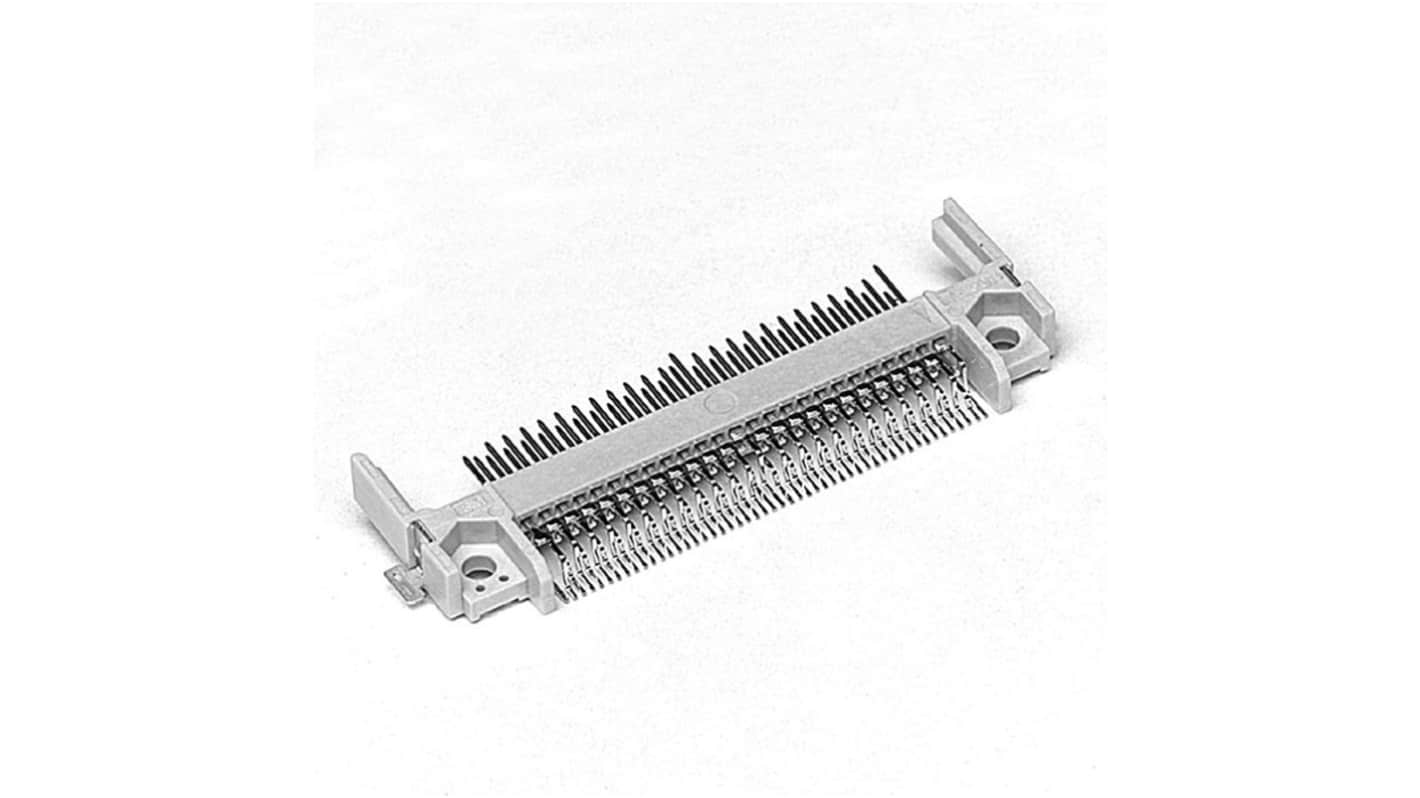 3M CFCF 卡连接器, 公插, 50p, 0.635mm间距, 焊接端接, 直向