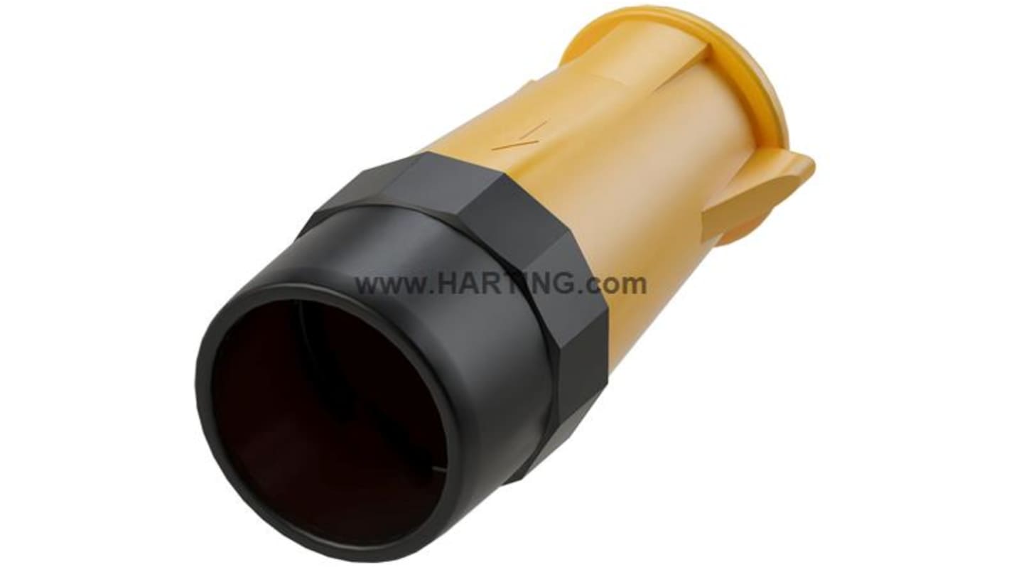 HARTING Circular Connectors, 24 Contacts, Plug-In, M32 Male Connector, Plug, Male, IP67, IP69, HARTING UIC Series