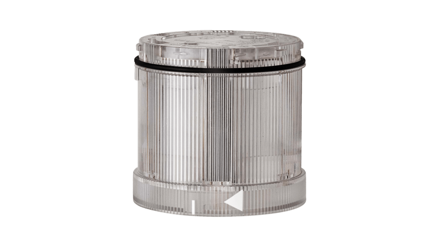 Werma 644 Series White Flashing Effect Signal Tower for Use with Signal Tower, 24 V dc, LED Bulb, Vdc, IP65