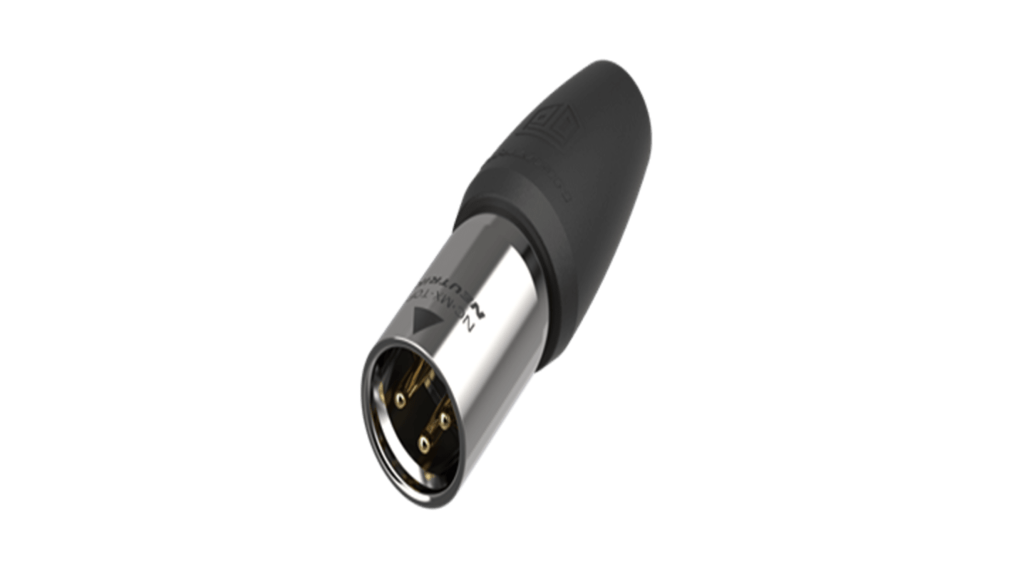Neutrik 三芯卡侬头, XLR 连接器公插, 电缆安装, 50 V, IP65, 直向