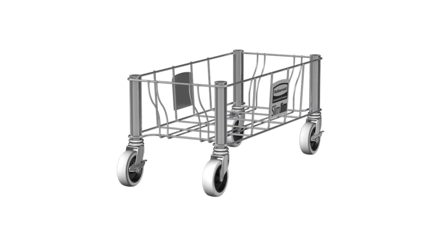 Rubbermaid Commercial Products Steel Dolly, 9.3in W x 20in L x 9in H