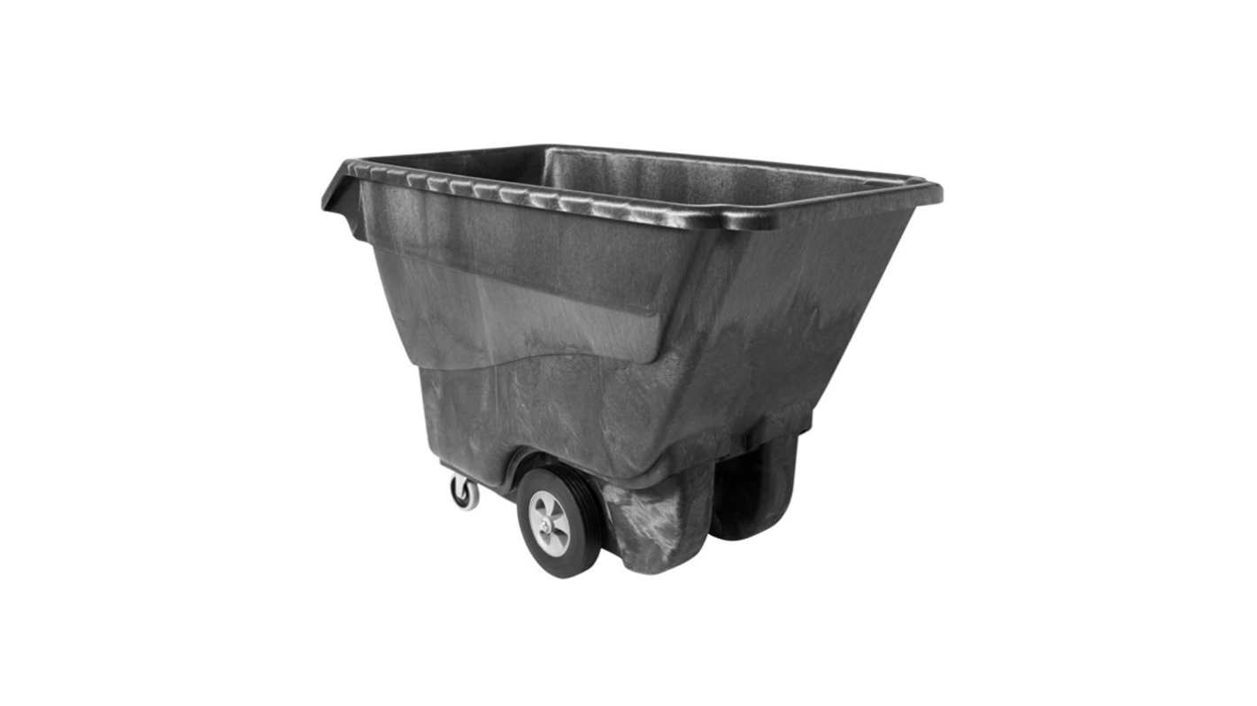 Rubbermaid Commercial Products Plastic Tilt Truck Trolley, 1797.1 x 850.9mm, 1250lb Load