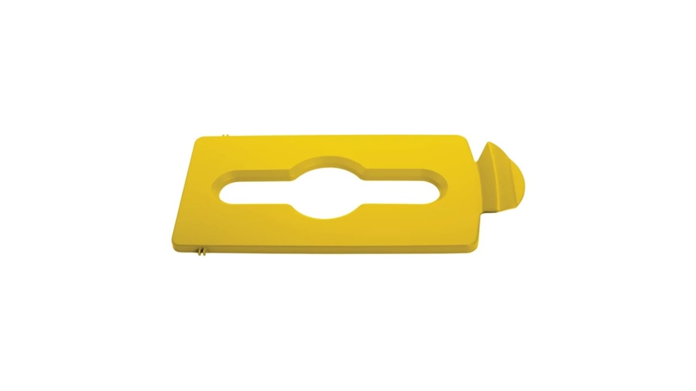 Rubbermaid Commercial Products Yellow Waste Bin Lid for Waste Bin, 12.7mm