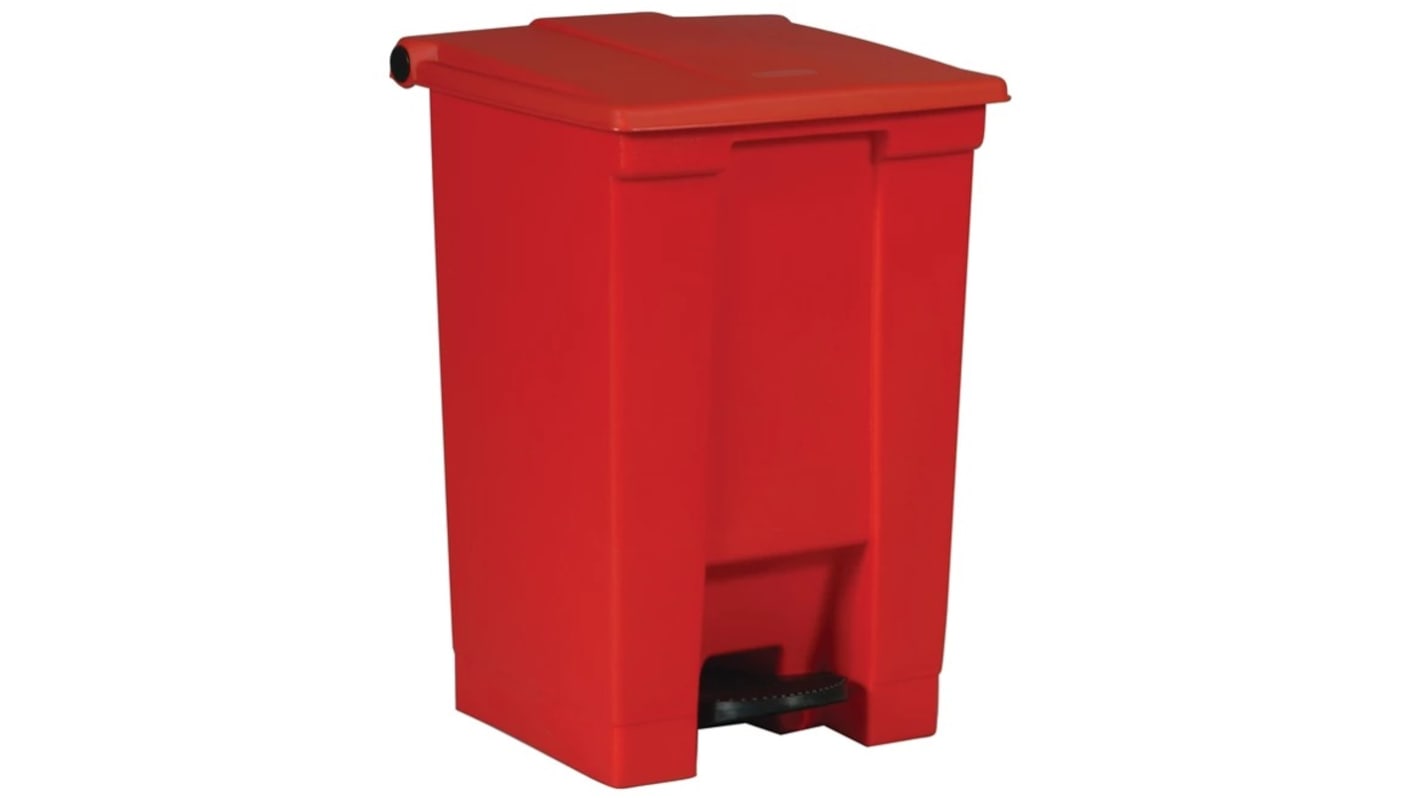 Pojemnik na odpady 12gal, kolor: Czerwony, materiał: Plastik, Rubbermaid Commercial Products