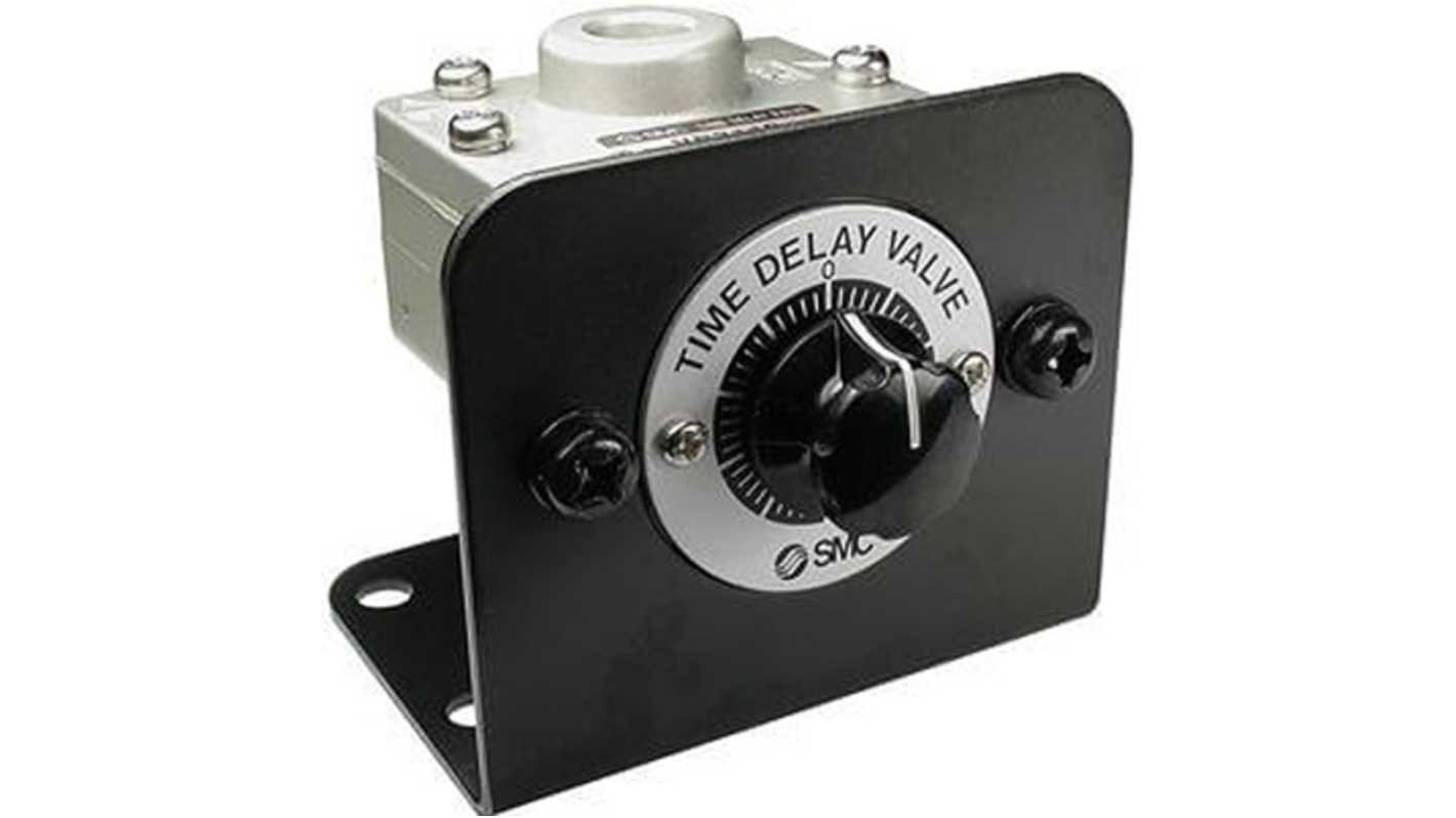 SMC VR2110 series 0.5s to 60s Time Delay Valve, 10 bar max