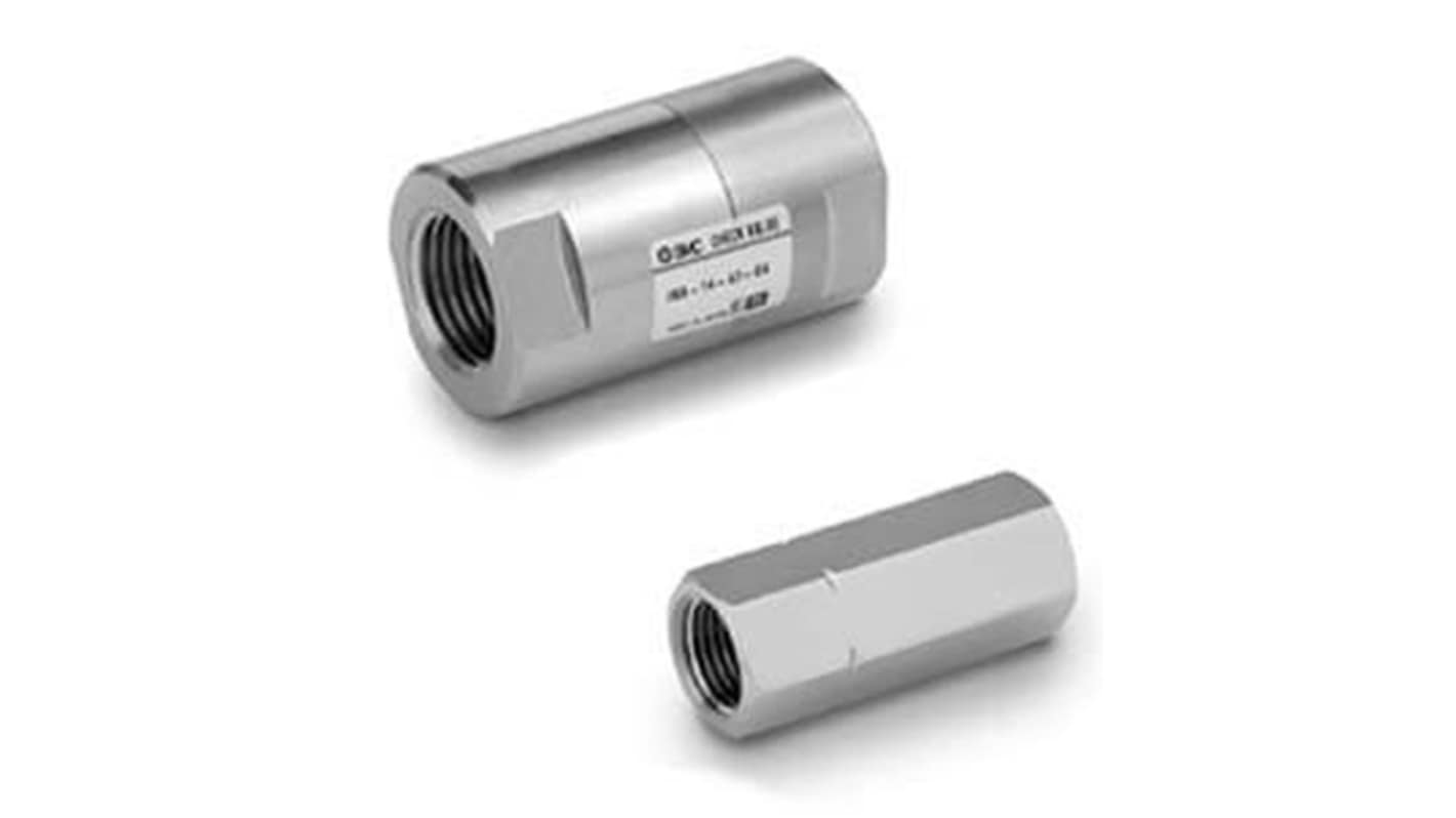 SMC Stainless Steel Check Valve Check Valve, Rc Rc 1/2, 1 MPa
