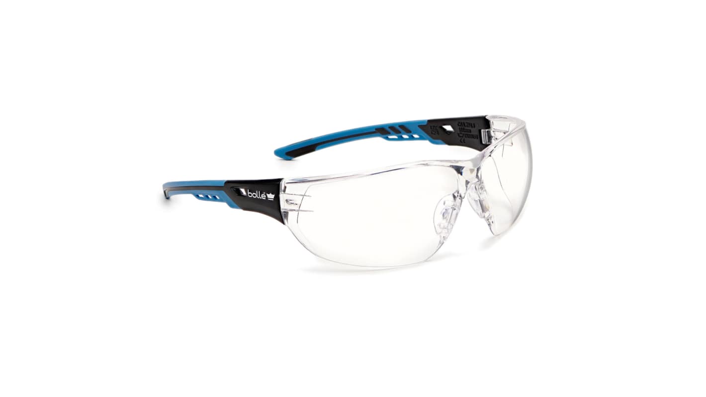 Bolle Safety NESS+ Anti-Mist UV Safety Glasses, Clear Polycarbonate Lens