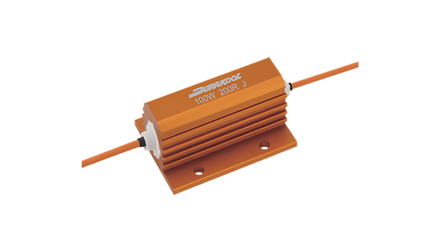 Durakool 铝壳绕线大功率电阻, 100W, ±5%容差, XV4系列