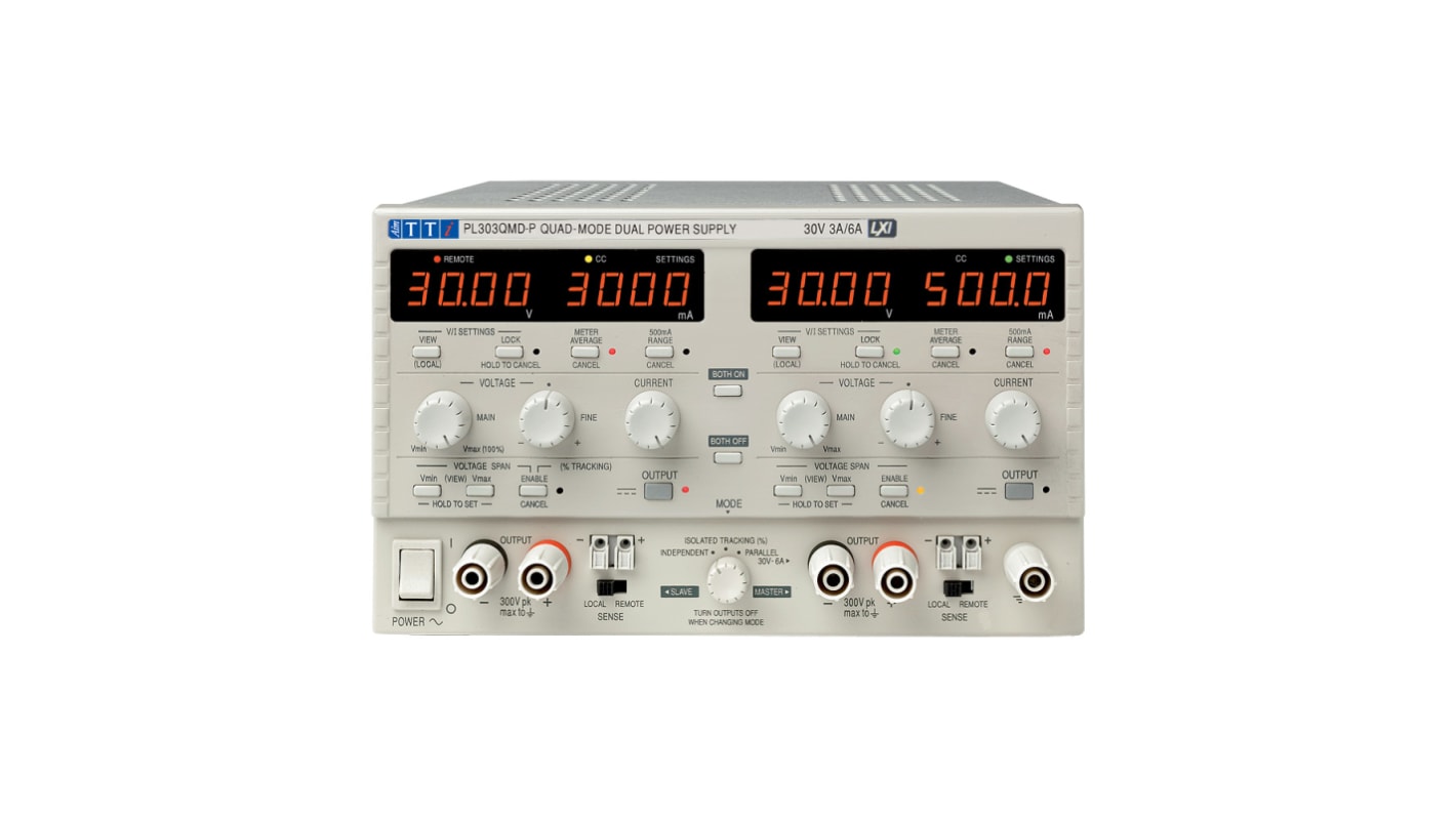 Zasilacz laboratoryjny 0 → 30V 0 → 3A Aim-TTi 180W Programowalny zasilacz DC