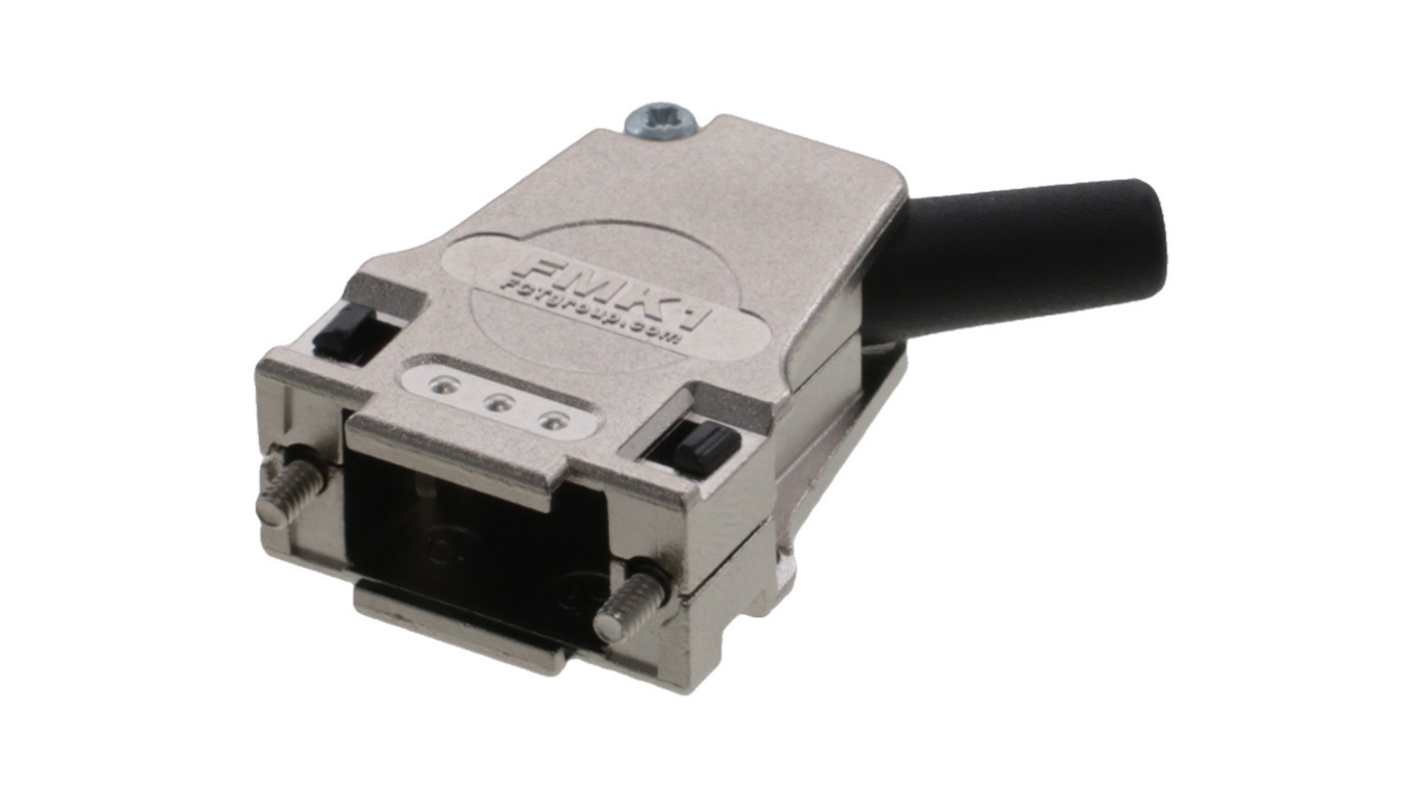 Molex D-Sub外壳, 锌压铸件壳体, 底壳 D-Sub连接器, 直向, S1尺寸, 灰色, 172704系列