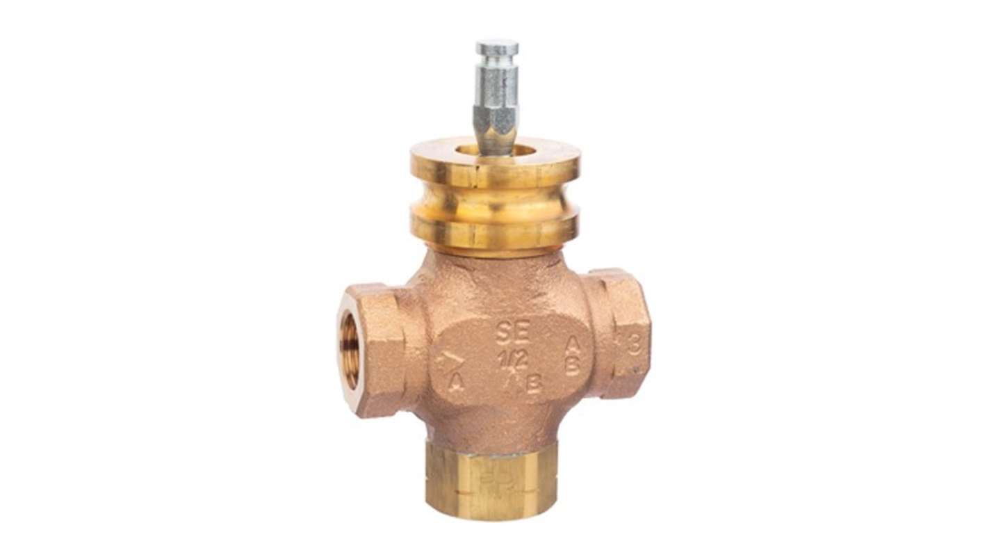 Schneider Electric Bronze Globe Valve VG310R-15B07, 1/2 in Rp Female 399.9 kPa