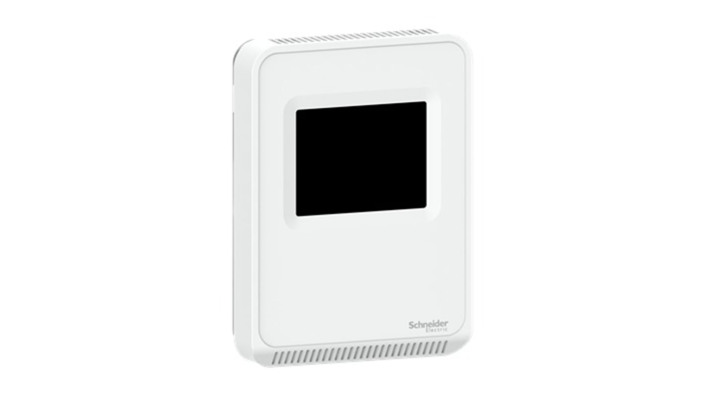 Schneider Electric SLASTC2 Air Quality Monitor for Air Quality, Humidity, Temperature, +50°C Max, 100%RH Max, AC