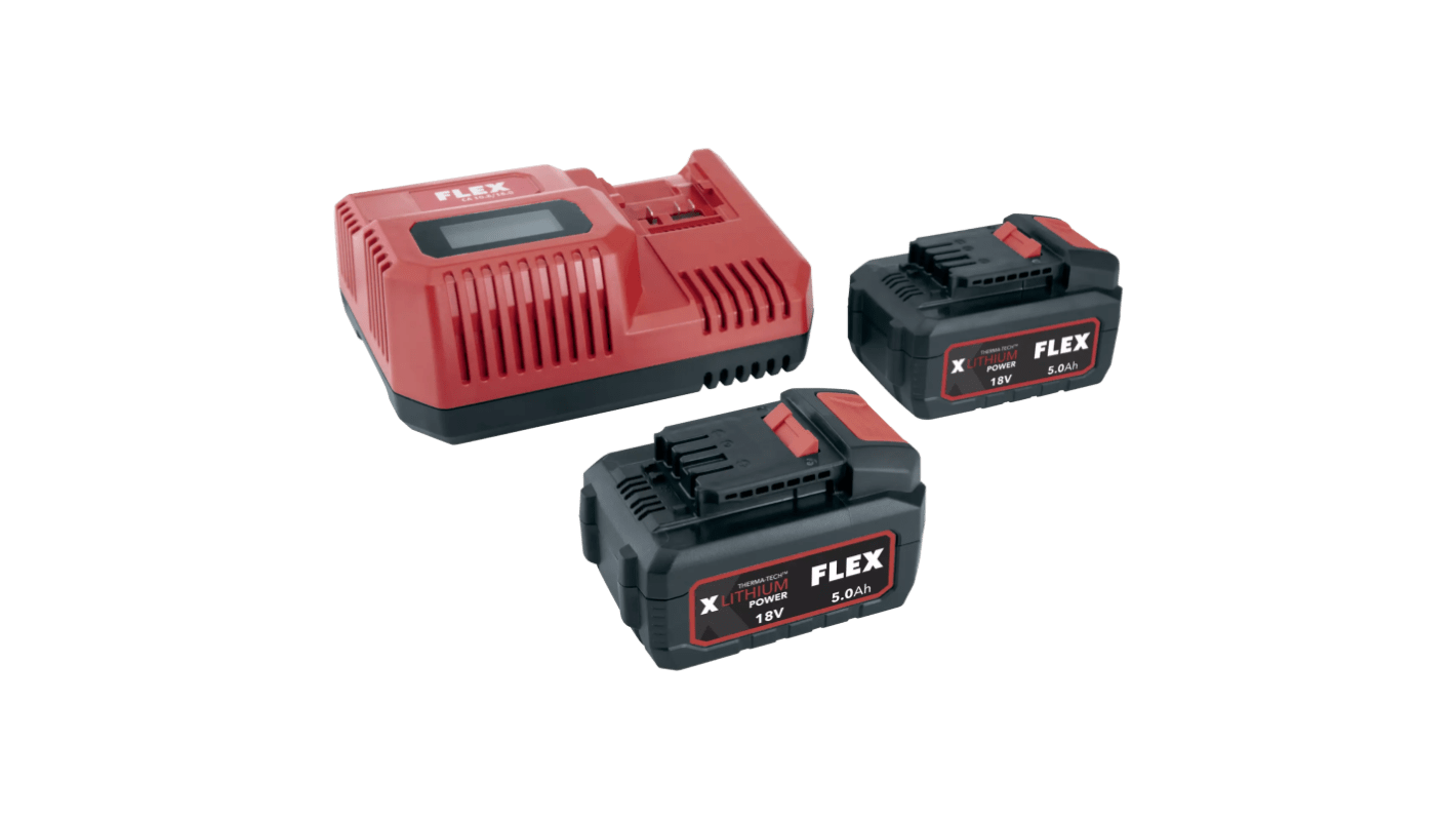 FLEX FEMA 532739 Battery Pack Charger, 18V for use with Charging