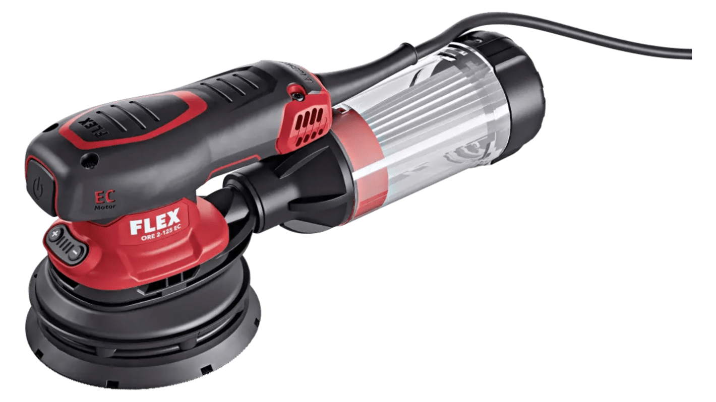FLEX 468886 125mm Corded Orbital Sander, French 2 Pin Plug