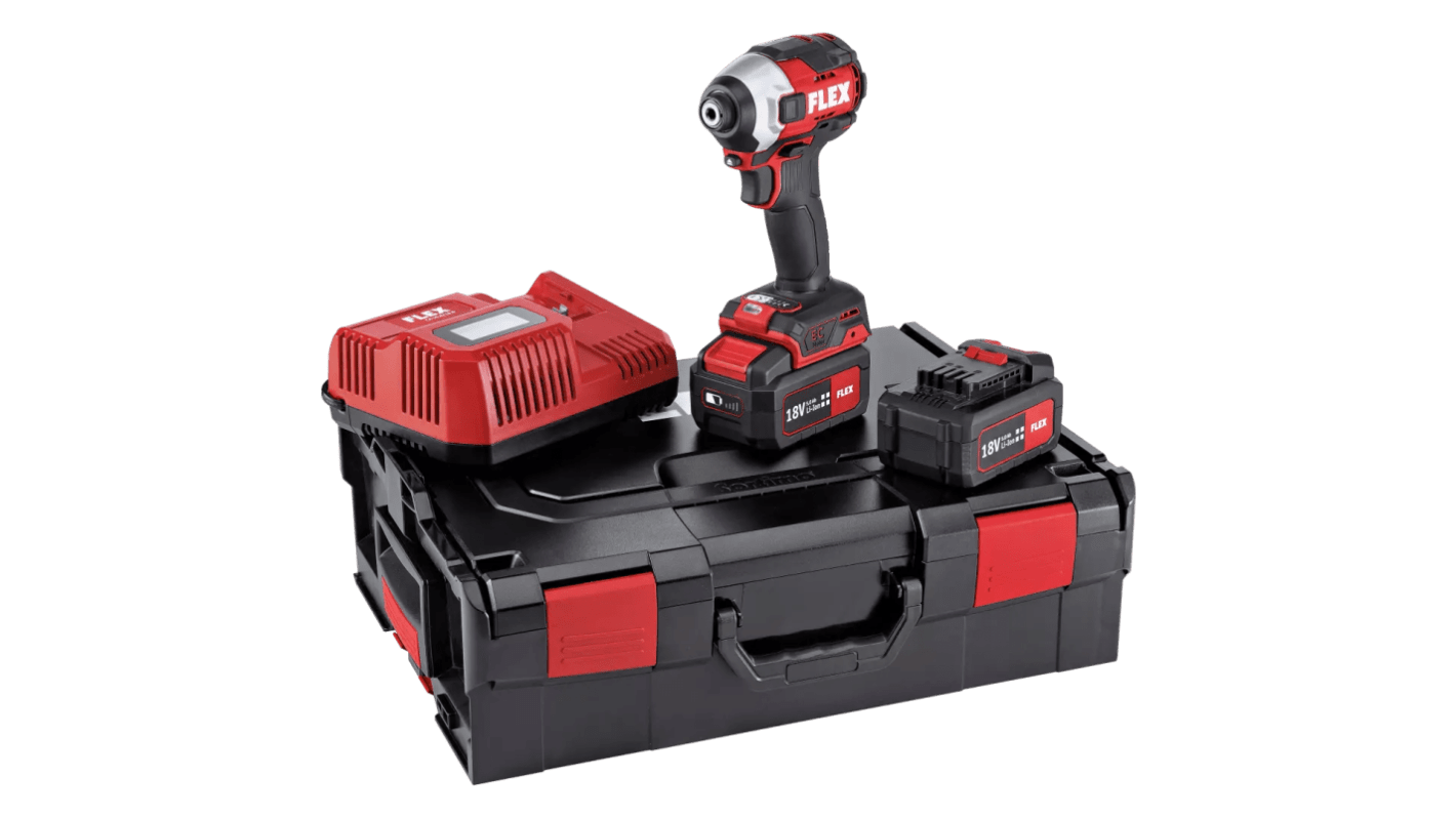 Flex 1/4 in 18V, 8Ah Cordless Impact Wrench Cordless