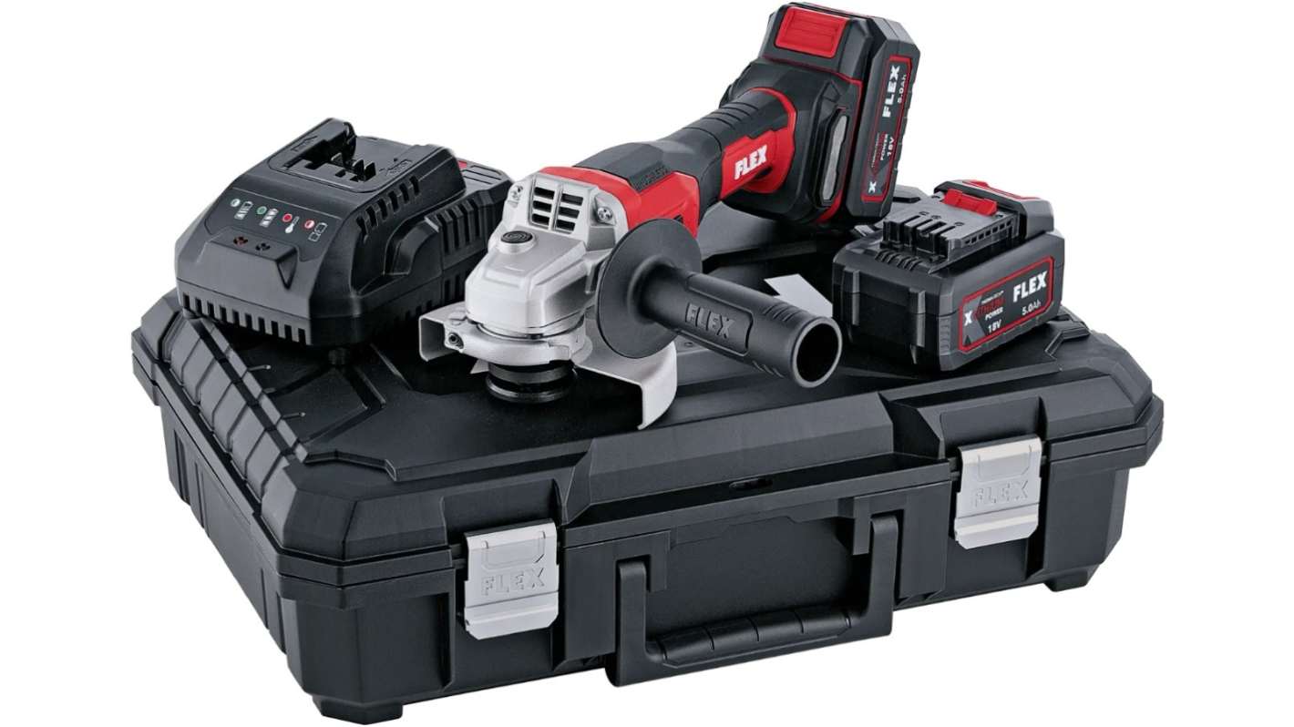 FLEX FEMA 无刷砂轮机, 125mm盘直径, 18V, 10000rpm, 530496