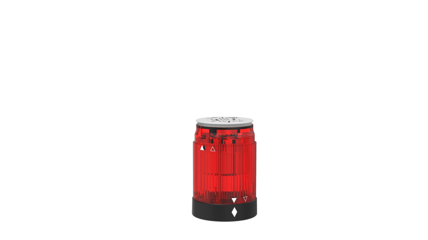 Pfannenberg BR 50 Series Red Flashing Effect Signal Tower for Use with PY X-L-15, 230 V ac, LED Bulb, AC, IP54
