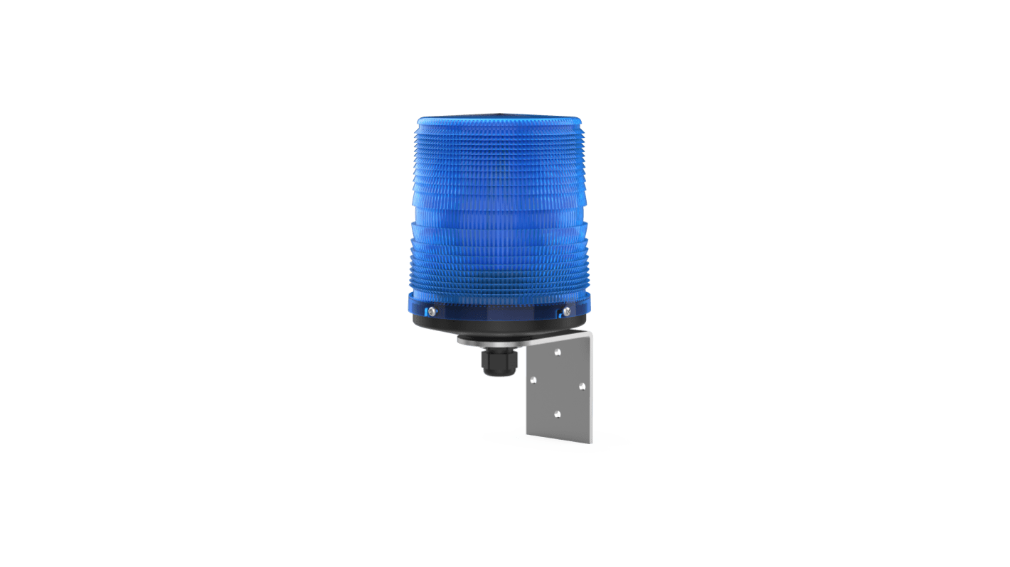 Pfannenberg 闪光警示灯, 12/24V dc, 蓝色透镜, IP55, PMF LED-HI系列