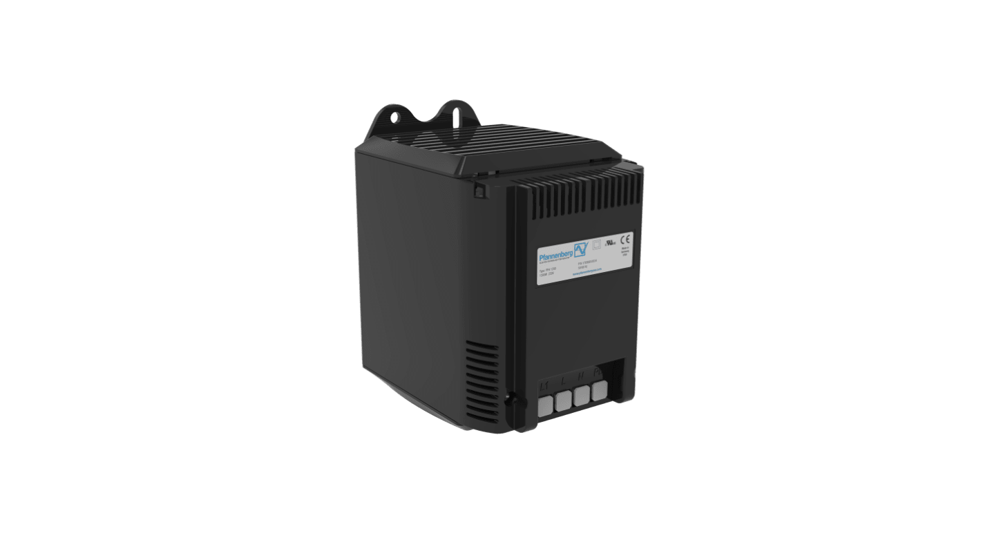 Pfannenberg 机柜加热器, 1200W, 230V电源, 1200W输入, 70°C表面, 80m³/h